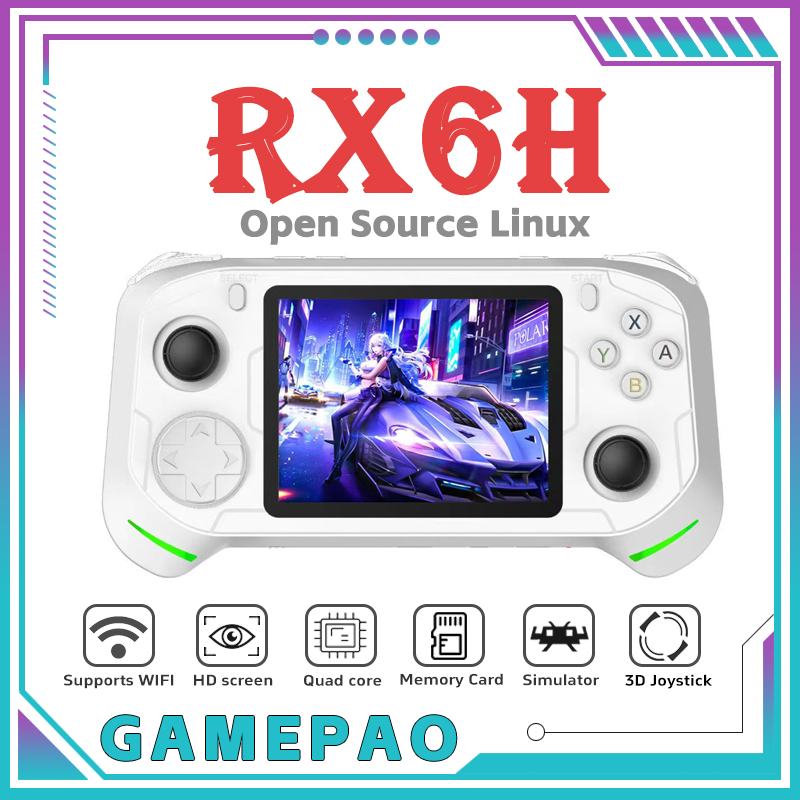 Retro Handheld Game Console R36S - Console di Gioco Portatile Retro RX6H