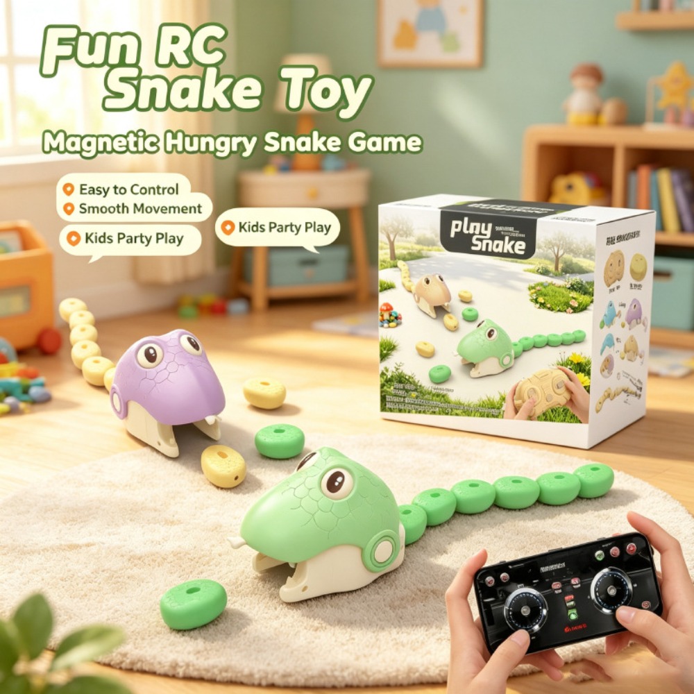 Remote Control Toys - Giocattolo Serpente Avido Telecomandato con Aspirazione