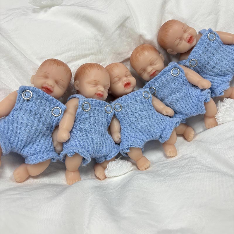 Reborn Baby Doll Silicone Realistic - 5 pz/set 4 pollici Fatti A