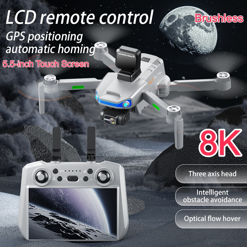 Fpv Brushless Rc Drone 4K - Drone RC FPV con Gimbal a