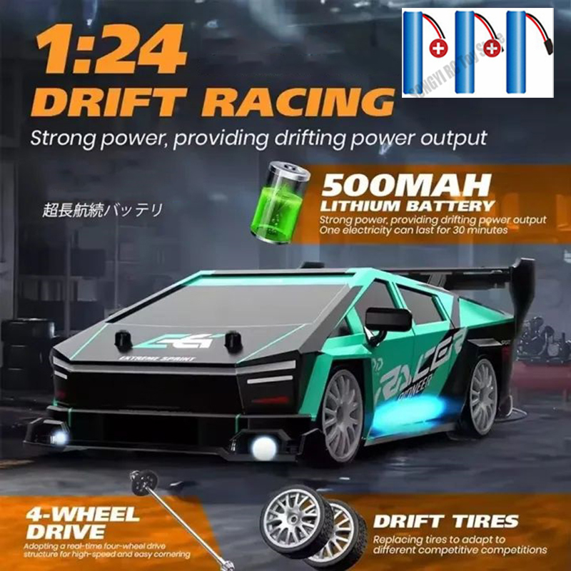 Rc Drift Car 1 24 Scale 4Wd - Auto telecomandata RC Drift 2.4GHz Scala
