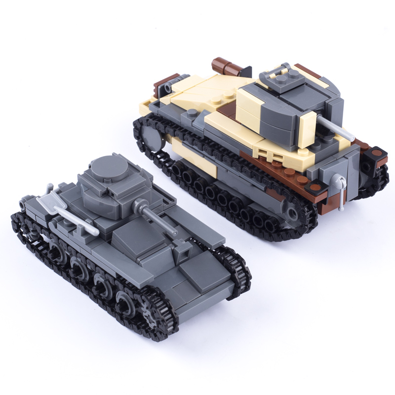 Lego Compatible Military Tank - WW2 giappone serbatoio militare Building Blocks