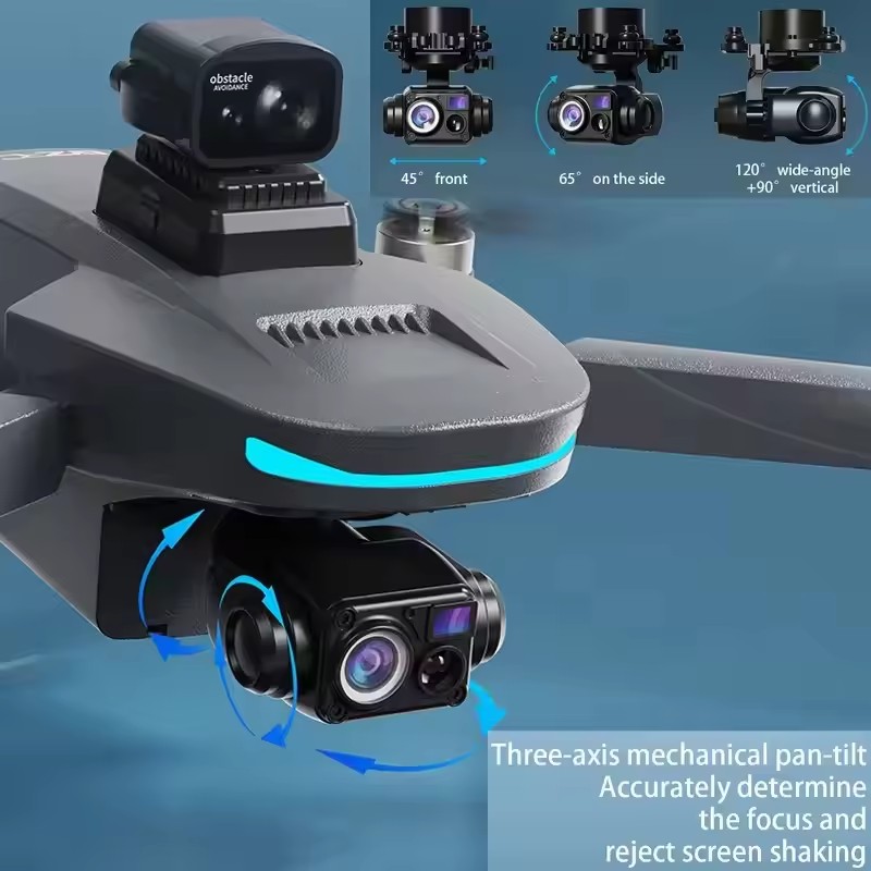 Drone RC con Gimbal a 3 Assi,  - Fpv Brushless Rc Drone 4K recensione e prezzo