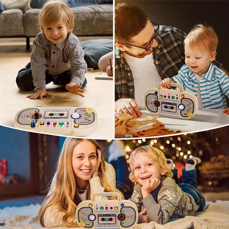 Tavola Sensoriale Montessori i - Montessori Wooden Busy Board Toddler recensione e prezzo