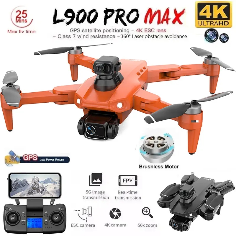 L900 Pro MAX GPS Drone 4K Prof - Fpv Brushless Rc Drone 4K recensione e prezzo