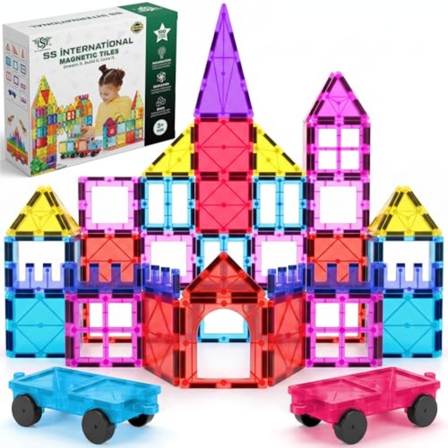 Set di Costruzioni Magnetiche  - Magnetic Building Tiles Set 100Pcs recensione e prezzo