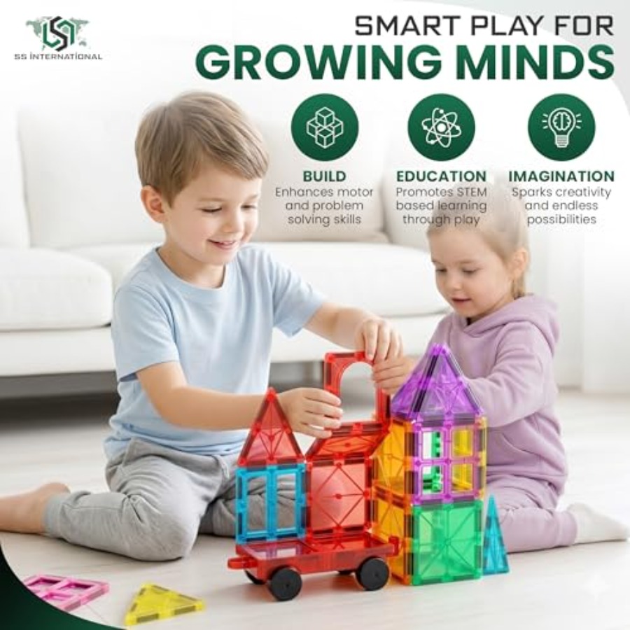 Set di Costruzioni Magnetiche  - Magnetic Building Tiles Set 100Pcs recensione e prezzo