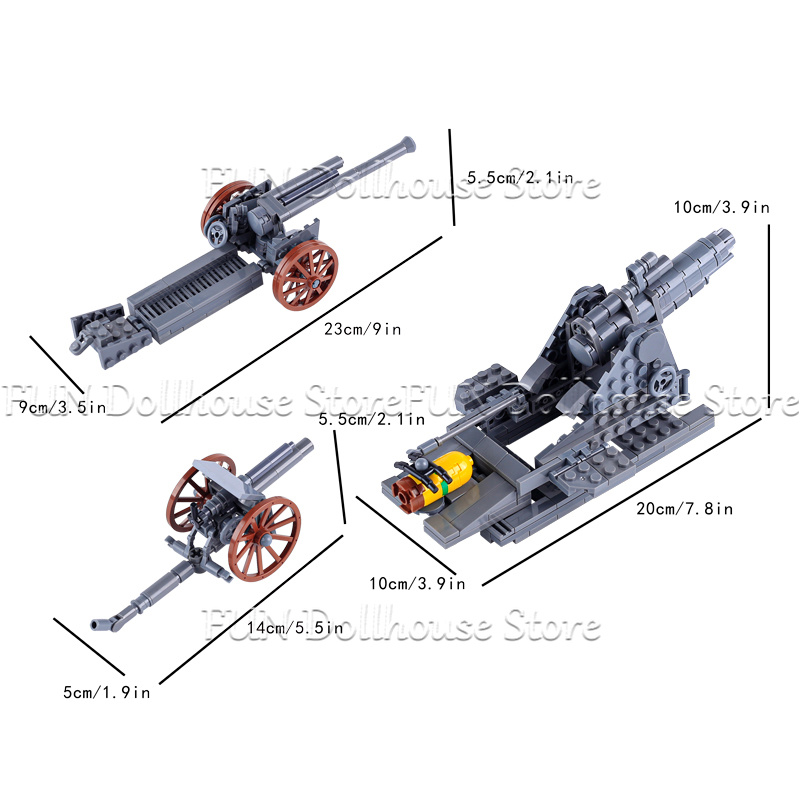 MOC Prima Guerra Mondiale Mili - Lego Compatible Military Tank recensione e prezzo