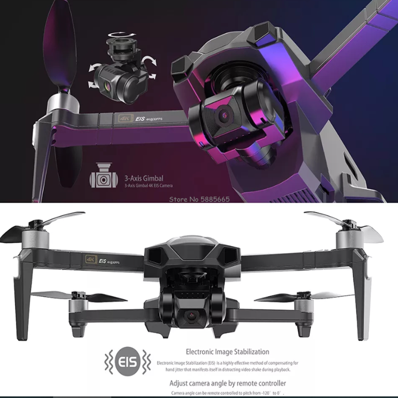 Professionale 4K GPS Ritorno F - Fpv Brushless Rc Drone 4K recensione e prezzo