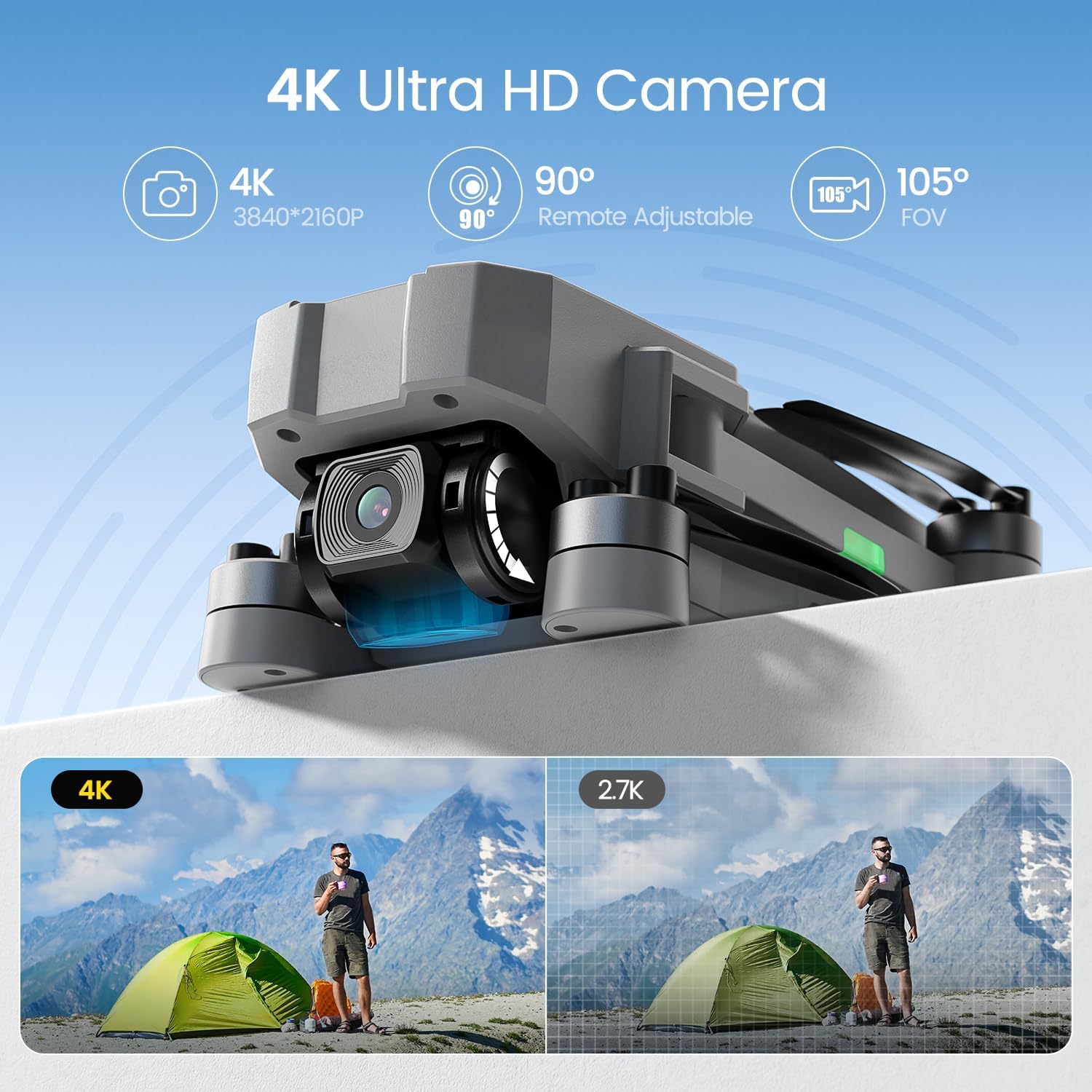 Droni con Fotocamera per Adult - Fpv Brushless Rc Drone 4K recensione e prezzo