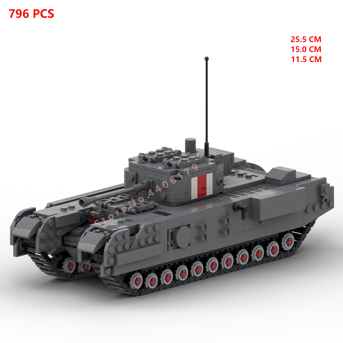 Hot military WWII regno unito  - Lego Compatible Military Tank recensione e prezzo