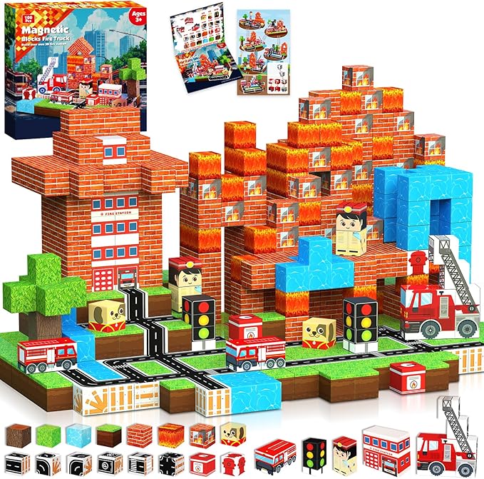 Blocchi magnetici 100 pezzi Co - Magnetic Building Tiles Set 100Pcs recensione e prezzo