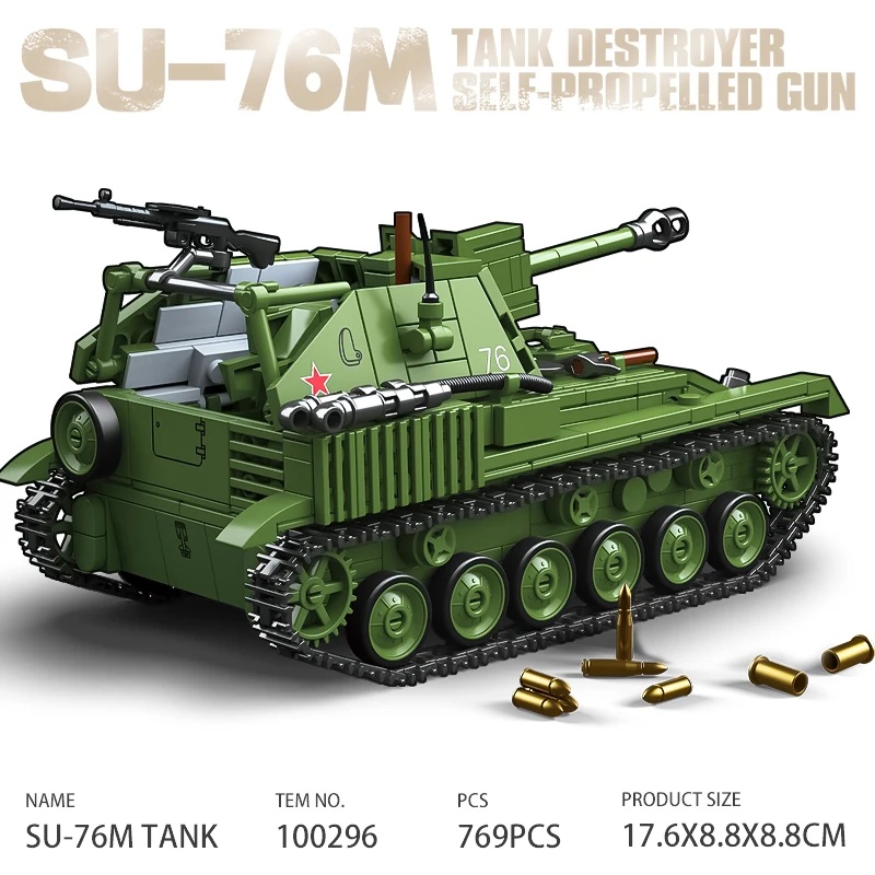Kit di Costruzione del Caccia  - Lego Compatible Military Tank recensione e prezzo